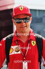 Kimi Raikkonen (FIN) Ferrari. 30.08.2018. Formula 1 World Championship, Rd 14, Italian Grand Prix, Monza, Italy, Preparation Day.