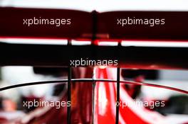 Ferrari SF71H rear wing detail. 30.08.2018. Formula 1 World Championship, Rd 14, Italian Grand Prix, Monza, Italy, Preparation Day.