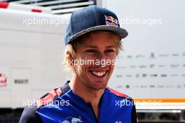 Brendon Hartley (NZL) Scuderia Toro Rosso. 30.08.2018. Formula 1 World Championship, Rd 14, Italian Grand Prix, Monza, Italy, Preparation Day.