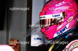 Esteban Ocon (FRA) Racing Point Force India F1 Team. 30.08.2018. Formula 1 World Championship, Rd 14, Italian Grand Prix, Monza, Italy, Preparation Day.