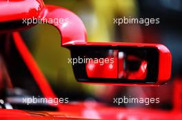 Ferrari SF71H mirror. 30.08.2018. Formula 1 World Championship, Rd 14, Italian Grand Prix, Monza, Italy, Preparation Day.