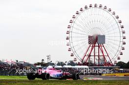 Sergio Perez (MEX) Racing Point Force India F1 VJM11. 05.10.2018. Formula 1 World Championship, Rd 17, Japanese Grand Prix, Suzuka, Japan, Practice Day.