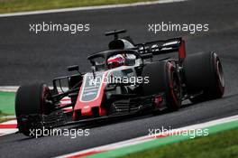 Romain Grosjean (FRA) Haas F1 Team VF-18. 05.10.2018. Formula 1 World Championship, Rd 17, Japanese Grand Prix, Suzuka, Japan, Practice Day.