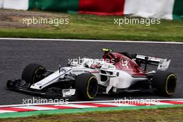 Charles Leclerc (MON) Sauber F1 Team C37. 05.10.2018. Formula 1 World Championship, Rd 17, Japanese Grand Prix, Suzuka, Japan, Practice Day.