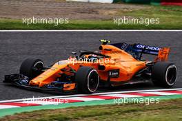 Lando Norris (GBR) McLaren MCL33 Test Driver. 05.10.2018. Formula 1 World Championship, Rd 17, Japanese Grand Prix, Suzuka, Japan, Practice Day.