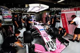 Sergio Perez (MEX) Racing Point Force India F1 VJM11. 05.10.2018. Formula 1 World Championship, Rd 17, Japanese Grand Prix, Suzuka, Japan, Practice Day.