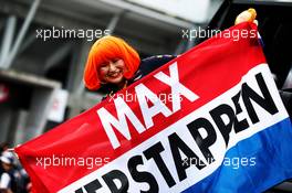 Max Verstappen (NLD) Red Bull Racing fan. 05.10.2018. Formula 1 World Championship, Rd 17, Japanese Grand Prix, Suzuka, Japan, Practice Day.