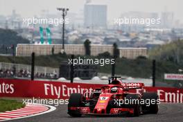 Sebastian Vettel (GER) Ferrari SF71H. 05.10.2018. Formula 1 World Championship, Rd 17, Japanese Grand Prix, Suzuka, Japan, Practice Day.