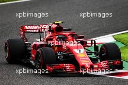 Kimi Raikkonen (FIN) Ferrari SF71H. 05.10.2018. Formula 1 World Championship, Rd 17, Japanese Grand Prix, Suzuka, Japan, Practice Day.