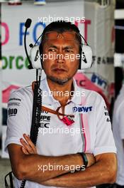 Akio Haga (JPN) Racing Point Force India F1 Team Chief Designer. 07.10.2018. Formula 1 World Championship, Rd 17, Japanese Grand Prix, Suzuka, Japan, Race Day.