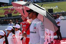 Lewis Hamilton (GBR) Mercedes AMG F1 W09. 07.10.2018. Formula 1 World Championship, Rd 17, Japanese Grand Prix, Suzuka, Japan, Race Day.