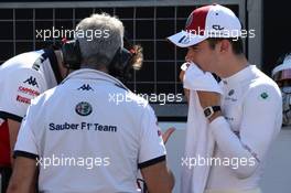 Charles Leclerc (MON) Sauber C37. 07.10.2018. Formula 1 World Championship, Rd 17, Japanese Grand Prix, Suzuka, Japan, Race Day.