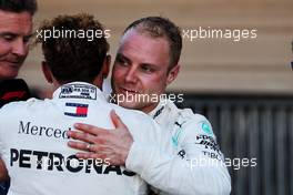 (L to R): Race winner Lewis Hamilton (GBR) Mercedes AMG F1 celebrates with second placed team mate Valtteri Bottas (FIN) Mercedes AMG F1. 07.10.2018. Formula 1 World Championship, Rd 17, Japanese Grand Prix, Suzuka, Japan, Race Day.