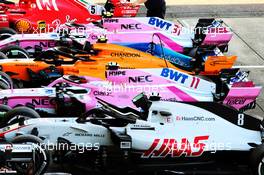 Cars in parc ferme. 07.10.2018. Formula 1 World Championship, Rd 17, Japanese Grand Prix, Suzuka, Japan, Race Day.