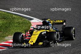 Nico Hulkenberg (GER) Renault Sport F1 Team RS18. 07.10.2018. Formula 1 World Championship, Rd 17, Japanese Grand Prix, Suzuka, Japan, Race Day.