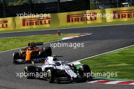 Sergey Sirotkin (RUS) Williams FW41. 07.10.2018. Formula 1 World Championship, Rd 17, Japanese Grand Prix, Suzuka, Japan, Race Day.