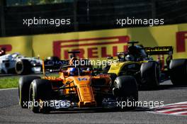 Fernando Alonso (ESP) McLaren MCL33. 07.10.2018. Formula 1 World Championship, Rd 17, Japanese Grand Prix, Suzuka, Japan, Race Day.