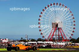 Stoffel Vandoorne (BEL) McLaren MCL33. 07.10.2018. Formula 1 World Championship, Rd 17, Japanese Grand Prix, Suzuka, Japan, Race Day.