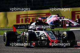 Romain Grosjean (FRA) Haas F1 Team VF-18. 07.10.2018. Formula 1 World Championship, Rd 17, Japanese Grand Prix, Suzuka, Japan, Race Day.