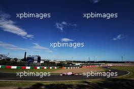 Sergio Perez (MEX) Racing Point Force India F1 VJM11. 07.10.2018. Formula 1 World Championship, Rd 17, Japanese Grand Prix, Suzuka, Japan, Race Day.