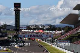 Sergio Perez (MEX) Racing Point Force India F1 VJM11. 07.10.2018. Formula 1 World Championship, Rd 17, Japanese Grand Prix, Suzuka, Japan, Race Day.