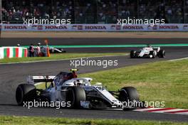 Charles Leclerc (MON) Sauber F1 Team C37. 07.10.2018. Formula 1 World Championship, Rd 17, Japanese Grand Prix, Suzuka, Japan, Race Day.