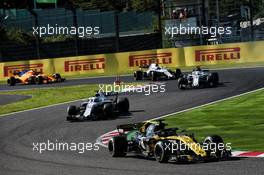 Nico Hulkenberg (GER) Renault Sport F1 Team RS18. 07.10.2018. Formula 1 World Championship, Rd 17, Japanese Grand Prix, Suzuka, Japan, Race Day.