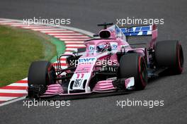 Sergio Perez (MEX) Sahara Force India F1   06.10.2018. Formula 1 World Championship, Rd 17, Japanese Grand Prix, Suzuka, Japan, Qualifying Day.