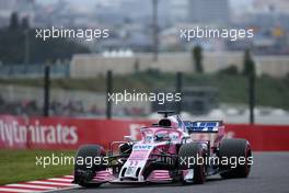 Sergio Perez (MEX) Sahara Force India F1   06.10.2018. Formula 1 World Championship, Rd 17, Japanese Grand Prix, Suzuka, Japan, Qualifying Day.