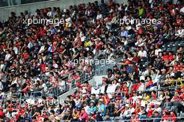 Fans in the grandstand. 06.10.2018. Formula 1 World Championship, Rd 17, Japanese Grand Prix, Suzuka, Japan, Qualifying Day.