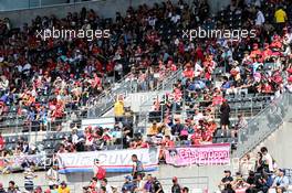 Fans in the grandstand. 07.10.2018. Formula 1 World Championship, Rd 17, Japanese Grand Prix, Suzuka, Japan, Race Day.