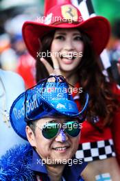 Scuderia Toro Rosso and Ferrari fans. 07.10.2018. Formula 1 World Championship, Rd 17, Japanese Grand Prix, Suzuka, Japan, Race Day.