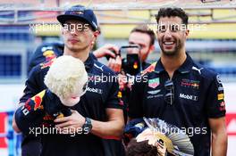 (L to R): Max Verstappen (NLD) Red Bull Racing with team mate Daniel Ricciardo (AUS) Red Bull Racing. 04.10.2018. Formula 1 World Championship, Rd 17, Japanese Grand Prix, Suzuka, Japan, Preparation Day.