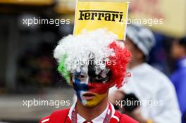 Ferrari fan. 04.10.2018. Formula 1 World Championship, Rd 17, Japanese Grand Prix, Suzuka, Japan, Preparation Day.