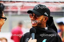 Lewis Hamilton (GBR) Mercedes AMG F1. 04.10.2018. Formula 1 World Championship, Rd 17, Japanese Grand Prix, Suzuka, Japan, Preparation Day.
