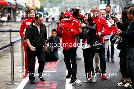 Kimi Raikkonen (FIN) Ferrari signs autographs for the fans. 04.10.2018. Formula 1 World Championship, Rd 17, Japanese Grand Prix, Suzuka, Japan, Preparation Day.