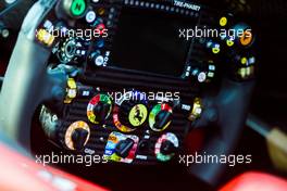 Ferrari SF71H steering wheel. 25.05.2018. Formula 1 World Championship, Rd 6, Monaco Grand Prix, Monte Carlo, Monaco, Friday.