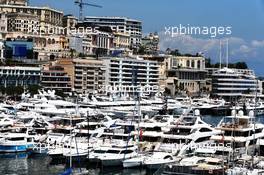 Boats in the scenic Monaco Harbour. 25.05.2018. Formula 1 World Championship, Rd 6, Monaco Grand Prix, Monte Carlo, Monaco, Friday.