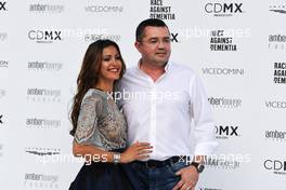 Eric Boullier (FRA) McLaren Racing Director with his wife Tamara Boullier (FRA) at the Amber Lounge Fashion Show. 25.05.2018. Formula 1 World Championship, Rd 6, Monaco Grand Prix, Monte Carlo, Monaco, Friday.