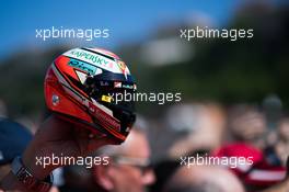 A mini Kimi Raikkonen (FIN) Ferrari helmet. 25.05.2018. Formula 1 World Championship, Rd 6, Monaco Grand Prix, Monte Carlo, Monaco, Friday.
