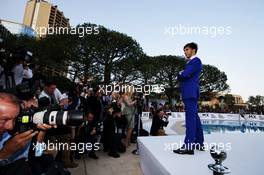 Pierre Gasly (FRA) Scuderia Toro Rosso at the Amber Lounge Fashion Show. 25.05.2018. Formula 1 World Championship, Rd 6, Monaco Grand Prix, Monte Carlo, Monaco, Friday.