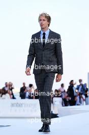 Brendon Hartley (NZL) Scuderia Toro Rosso at the Amber Lounge Fashion Show. 25.05.2018. Formula 1 World Championship, Rd 6, Monaco Grand Prix, Monte Carlo, Monaco, Friday.