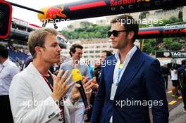 (L to R): Nico Rosberg (GER). 27.05.2018. Formula 1 World Championship, Rd 6, Monaco Grand Prix, Monte Carlo, Monaco, Race Day.