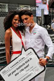 Tag Heuer Messengers on the grid. 27.05.2018. Formula 1 World Championship, Rd 6, Monaco Grand Prix, Monte Carlo, Monaco, Race Day.
