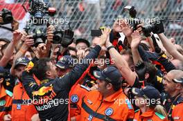 1st place Daniel Ricciardo (AUS) Red Bull Racing RB14. Formula 1 World Championship, Rd 6, Monaco Grand Prix, Monte Carlo, Monaco, Race Day.