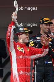 2nd place Sebastian Vettel (GER) Ferrari SF71H. 27.05.2018. Formula 1 World Championship, Rd 6, Monaco Grand Prix, Monte Carlo, Monaco, Race Day.