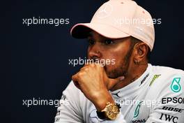 Lewis Hamilton (GBR) Mercedes AMG F1 in the post race FIA Press Conference. 27.05.2018. Formula 1 World Championship, Rd 6, Monaco Grand Prix, Monte Carlo, Monaco, Race Day.