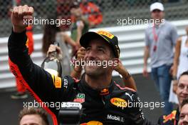 1st place Daniel Ricciardo (AUS) Red Bull Racing RB14. 27.05.2018. Formula 1 World Championship, Rd 6, Monaco Grand Prix, Monte Carlo, Monaco, Race Day.