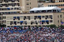 Fans in the grandstand. 27.05.2018. Formula 1 World Championship, Rd 6, Monaco Grand Prix, Monte Carlo, Monaco, Race Day.