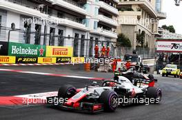 Kevin Magnussen (DEN) Haas VF-18. 27.05.2018. Formula 1 World Championship, Rd 6, Monaco Grand Prix, Monte Carlo, Monaco, Race Day.